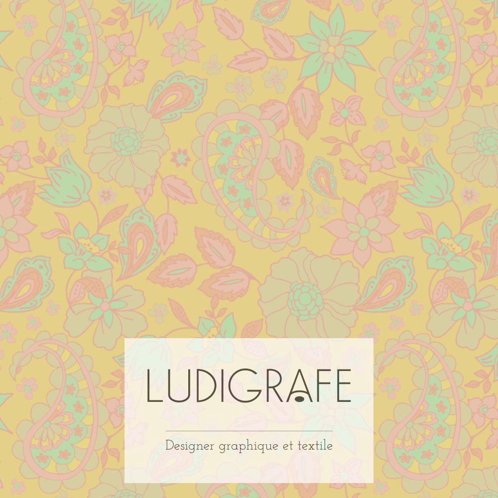 Motif mélodie des terres d'ocres